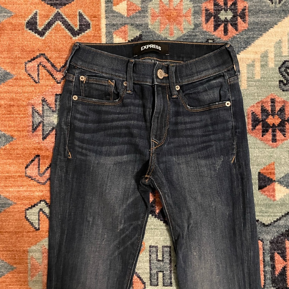 Express mid rise jeans